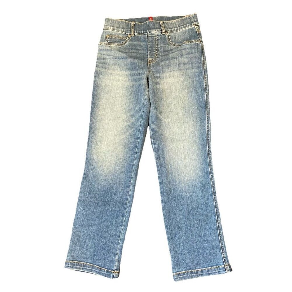 Spanx Jeans Ankle Straight Medium Wash Size Small Petite SP